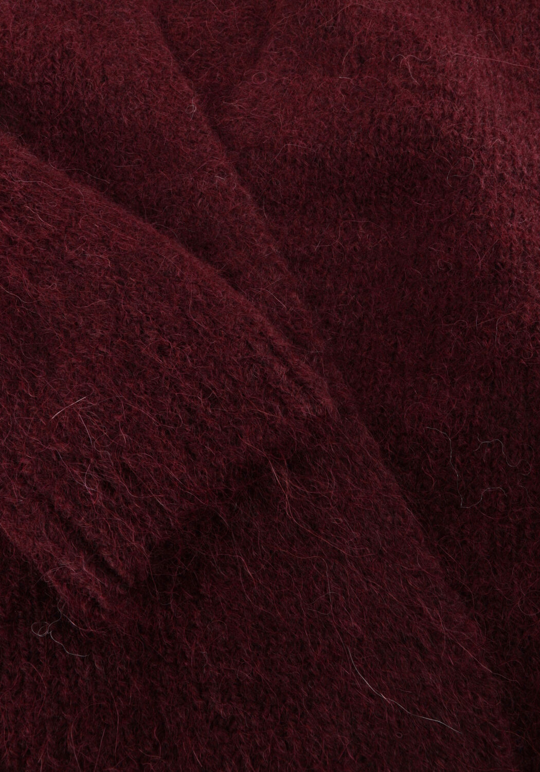 Bordeaux SELECTED WOMEN Pullover SLFGABELLA LS KNIT BELT CARDIGAN - large