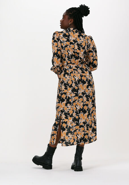 Mehrfarbige/Bunte FREEBIRD Midikleid HARPER PUFF LS - large