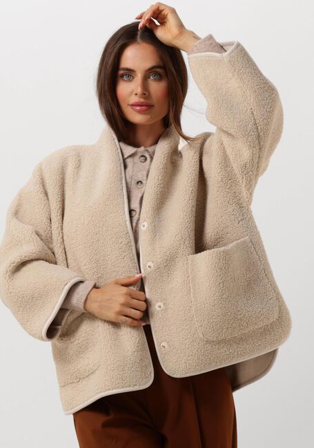 Sand KNIT-TED Lederjack JOKO - large