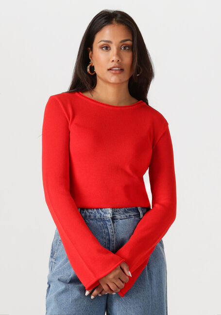 Rote MODSTRÖM Tops & T-shirts IVONNEMD FLARED O-NECK - large