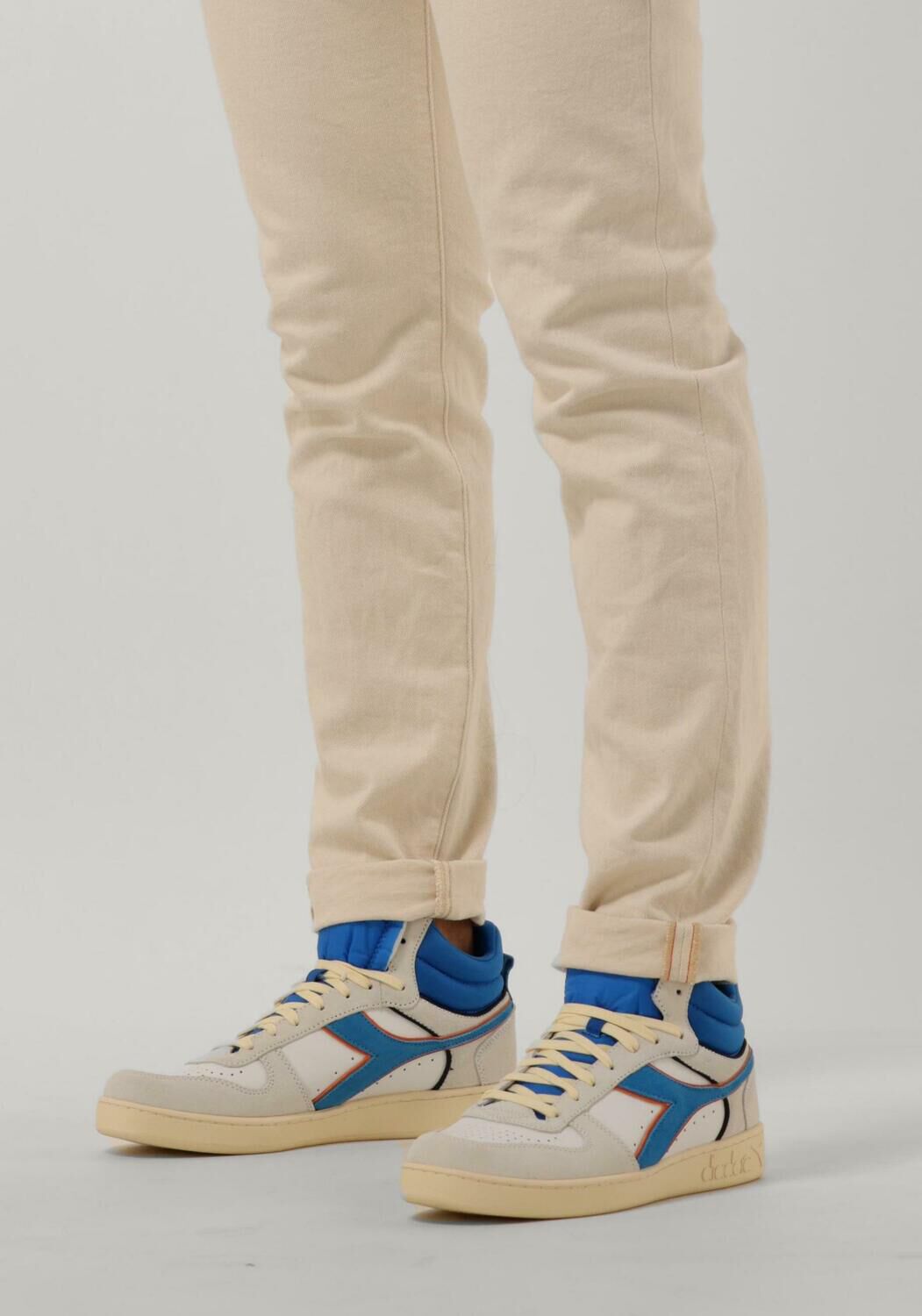 Blaue DIADORA Sneaker High MAGIC BASKET DEMI CUT - large