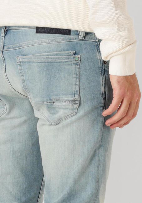 Blaue CAST IRON Tapered jeans SHIFTBACK TAPERED FADED GREEN TONE - large