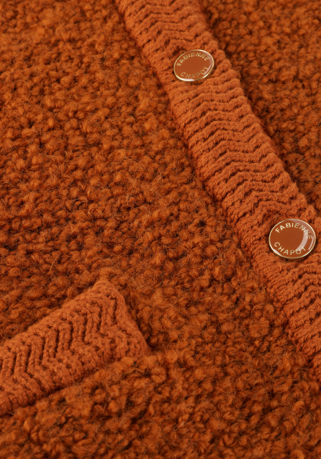 Braune FABIENNE CHAPOT Pullover MARCIA CARDIGAN 1 - large