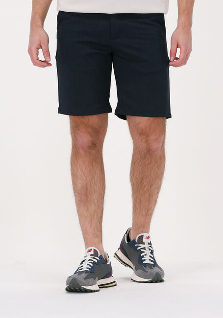 Dunkelblau WOODBIRD Kurze Hose STEFFEN MELANGE SHORT - large
