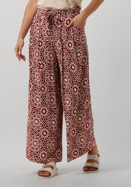 Bordeaux BY-BAR Weite Hose WANDA SUNFLOWER PANTS - large