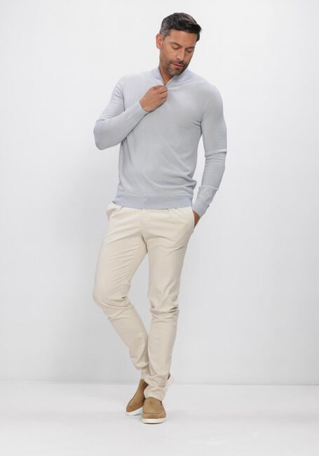 Blaue STEFANO LAURAN Pullover HALF ZIP ANDERS - large