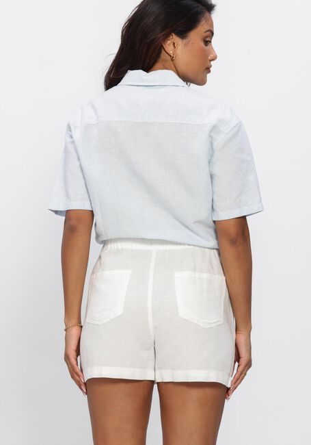 Hellblau TOMMY JEANS Blusen TJW TIE FRONT LINEN SHIRT - large