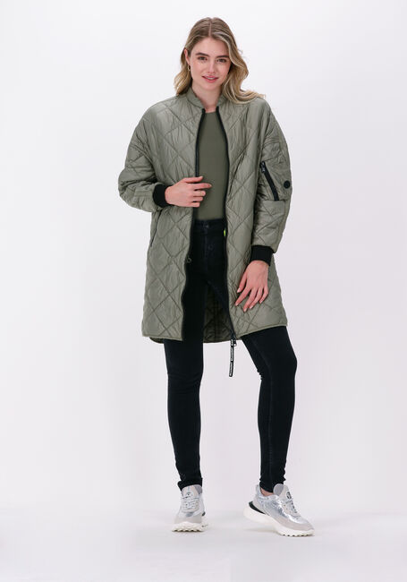 Grüne BEAUMONT Wattierte Jack OVERSIZED BOMBERCOAT - large