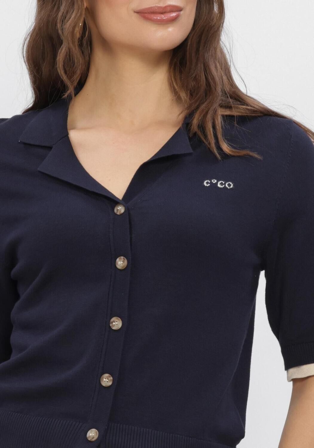 Dunkelblau CO'COUTURE Pullover LUECC CROP CARDIGAN - large