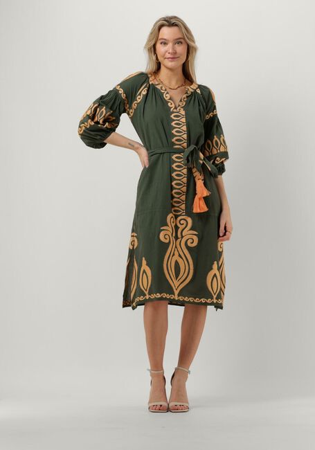 Khaki NEMA Midikleid ANISA - large
