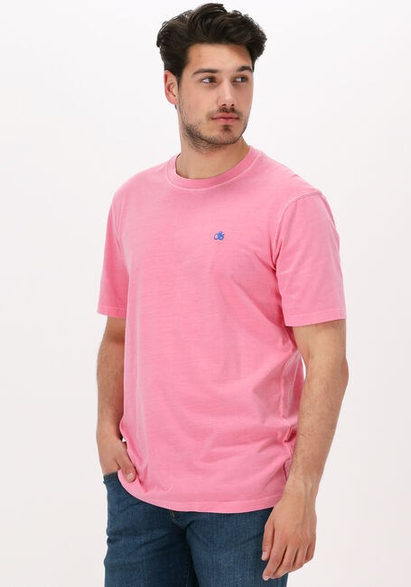 Rosane SCOTCH & SODA T-shirt GARMENT-DYED CREWNECK TEE WITH EMBROIDERY LOGO - large