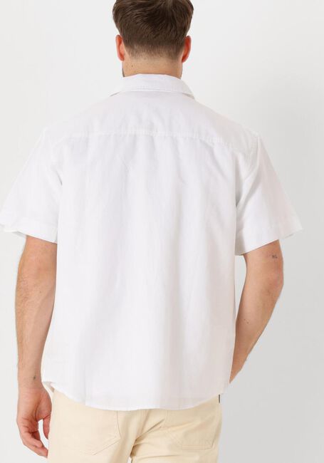 Weiße CALVIN KLEIN Casual-Oberhemd LINEN COTTON S/S SHIRT - large