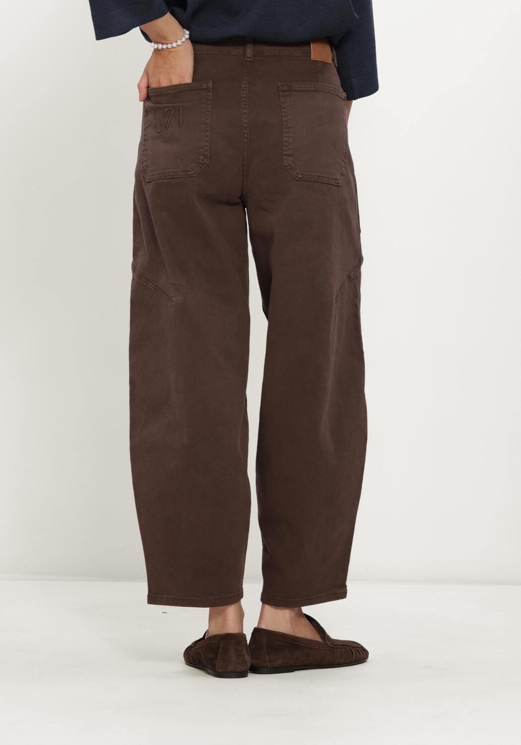 Braune MOS MOSH Hosen MMROSY VIA PANT - large