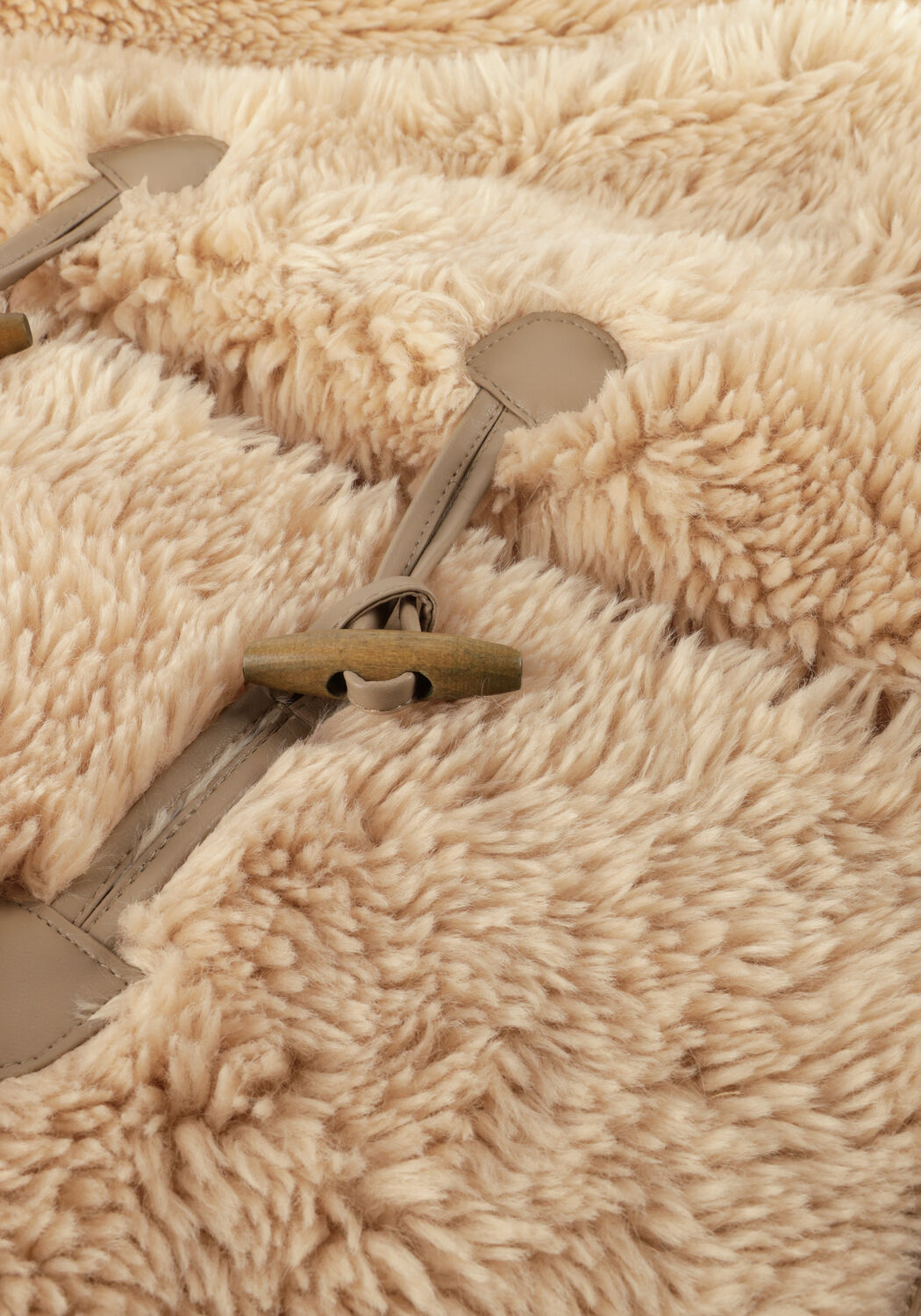 Beige IBANA Teddy-Jacke CHARISMA - large