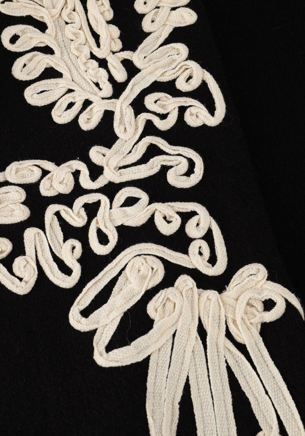 Schwarze OBJECT Midikleid JOANA L/S KNIT DRESS 123 - large