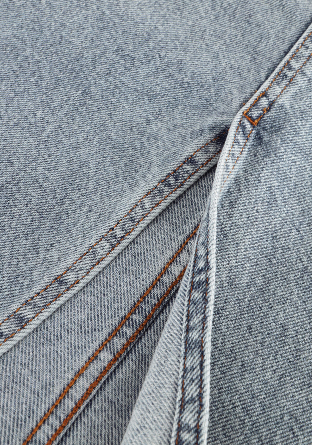 Blaue BY-BAR Midirock ELBA DENIM SKIRT - large