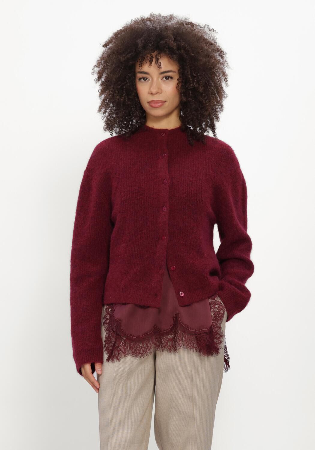 Bordeaux CATWALK JUNKIE Pullover CARDIGAN - large