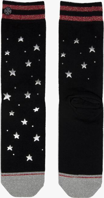 Schwarze XPOOOS Socken XMAS SHINY STARS - large
