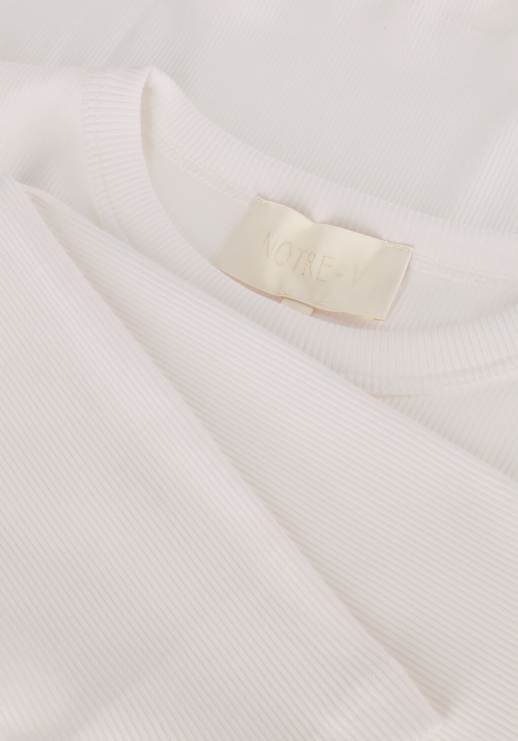 Wei&szlig;e NOTRE-V Tops & T-shirts NV-EELKE ROUND NECK - large