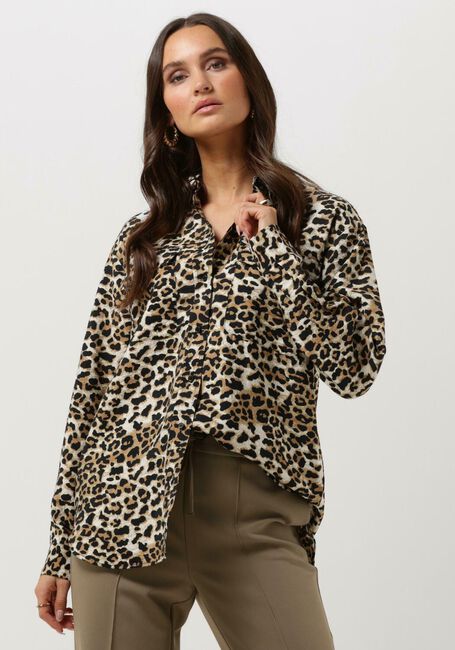 Leopard SELECTED FEMME Bluse SLFSALLI LS OVERSIZE SHIRT - large