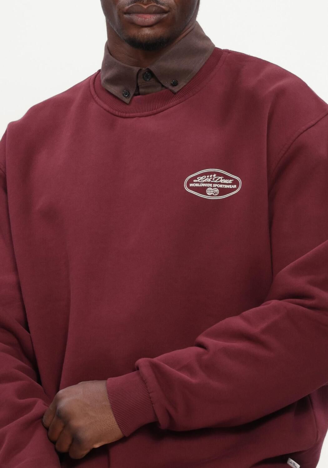 Rote LES DEUX Sweatshirt WORLDWIDE SWEATSHIRT - large
