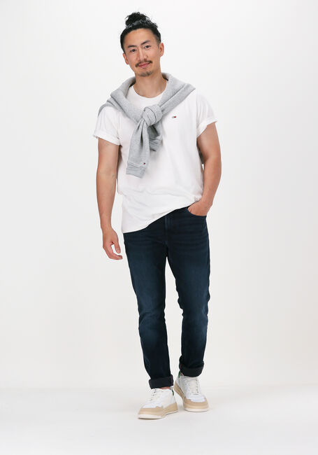 Weiße TOMMY JEANS T-shirt TJM CLASSIC JERSEY C NECK - large
