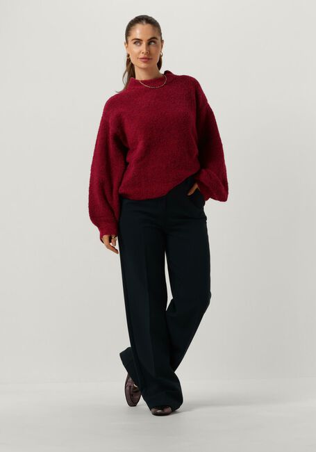 Rote NOTRE-V Pullover NV-CLARICE BOUCLE KNIT BLOUSE - large