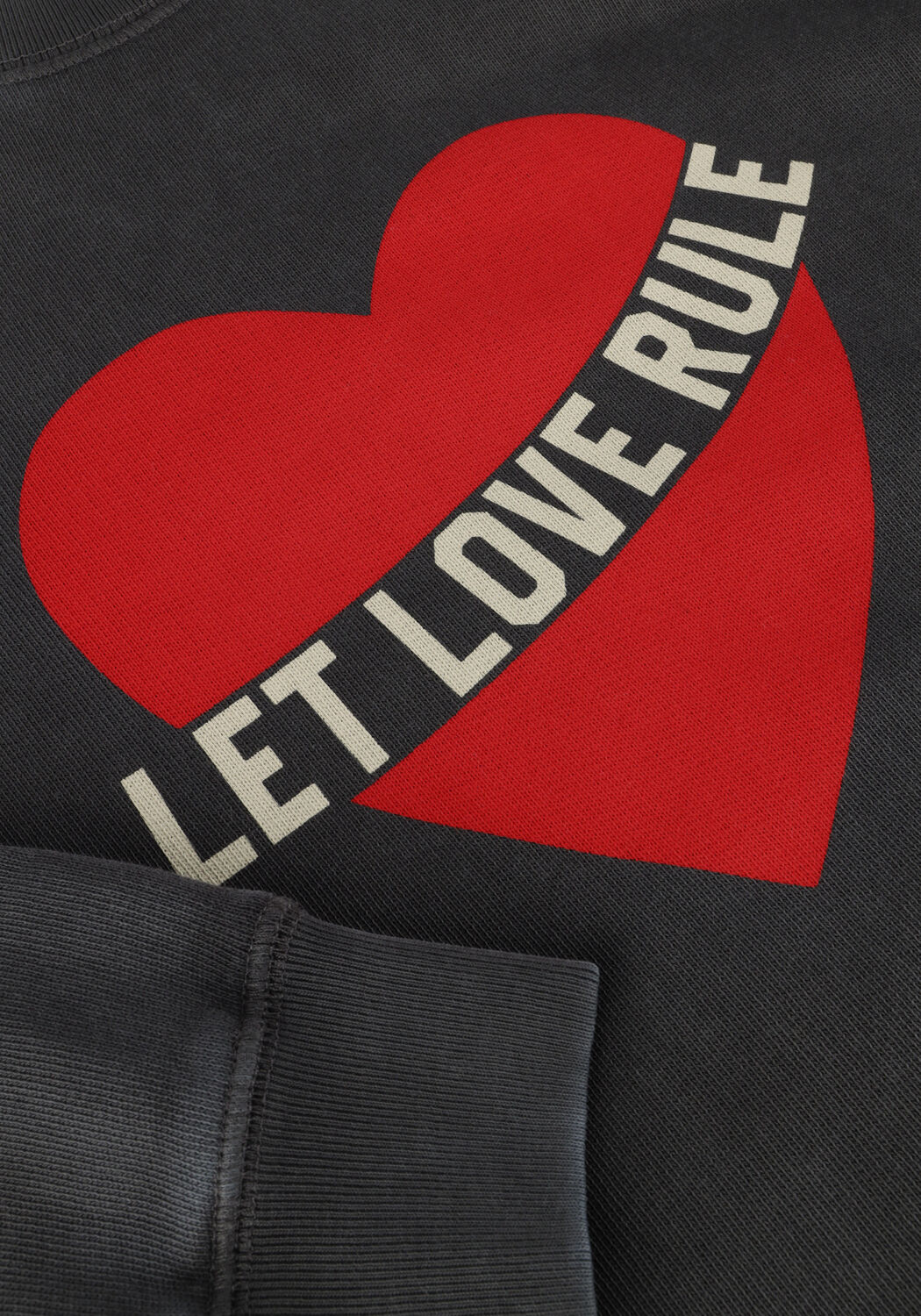 Graue CATWALK JUNKIE Sweatshirt RELAXED RAGLAN SLEEVE SWEATER - large