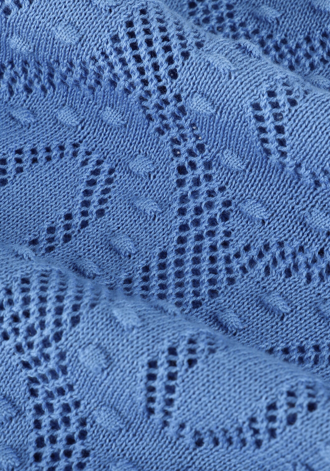 Blaue OBJECT Top CILA S/S KNIT PULLOVER - large