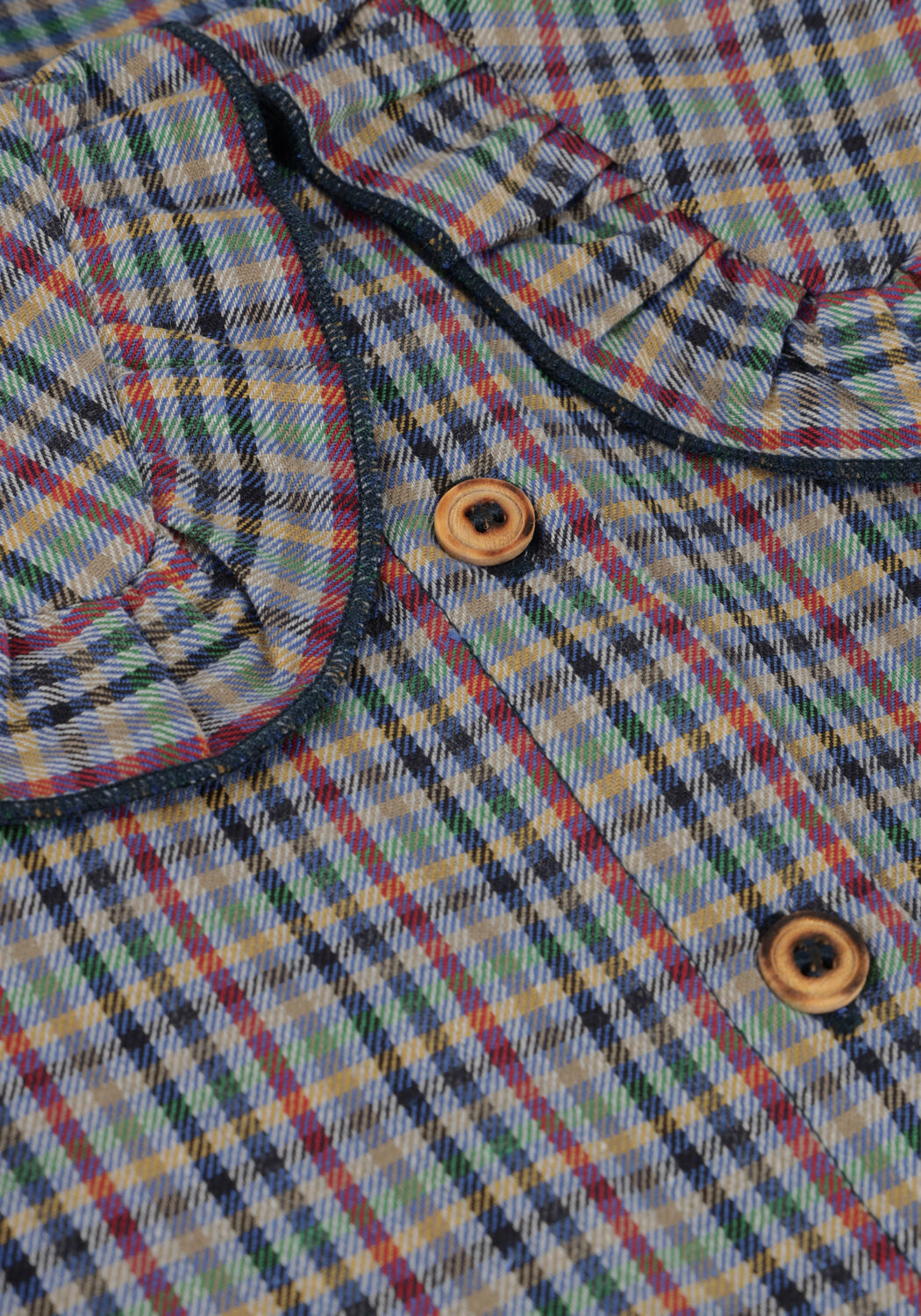 Schwarze DAILY BRAT Blusen COLBY CHECKED SHIRT - large