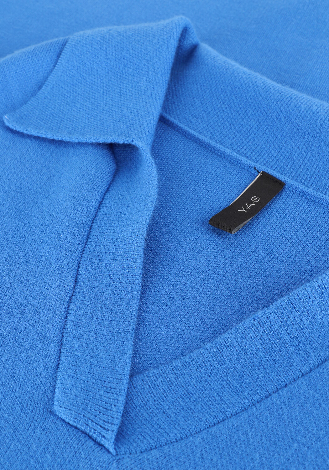 Blaue Y.A.S. Midikleid YASABELIA 3/4 KNIT DRESS - large