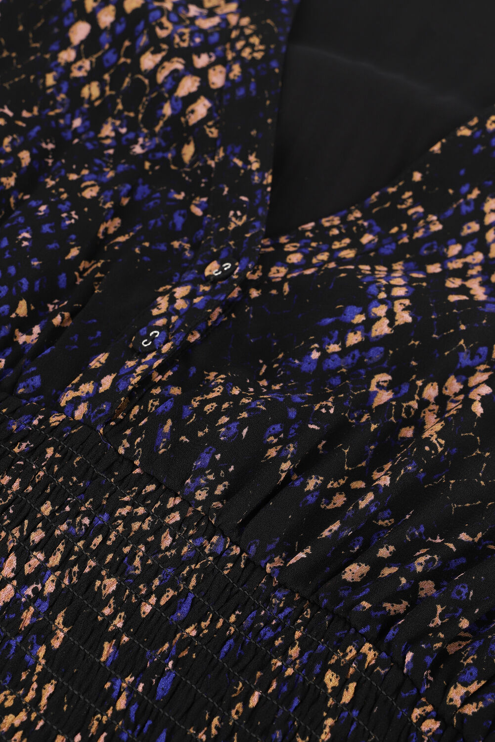 Schwarze SECOND FEMALE Midikleid FLORETTE MIDI DRESS - large