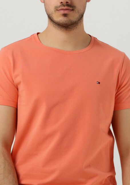 Pfirsich TOMMY HILFIGER T-shirt STRETCH EXTRA SLIM FIT TEE - large