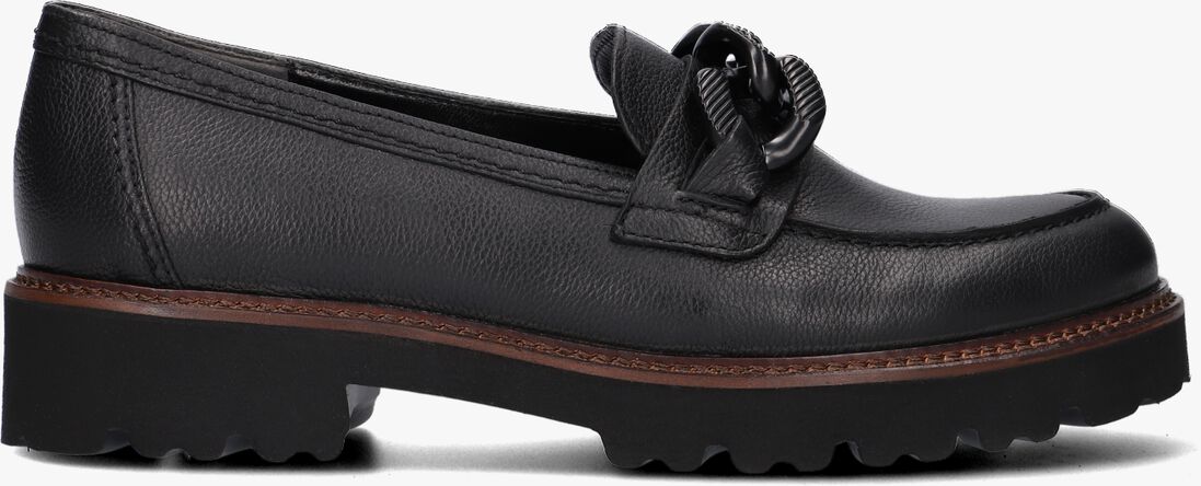 schwarze gabor loafer 240.3