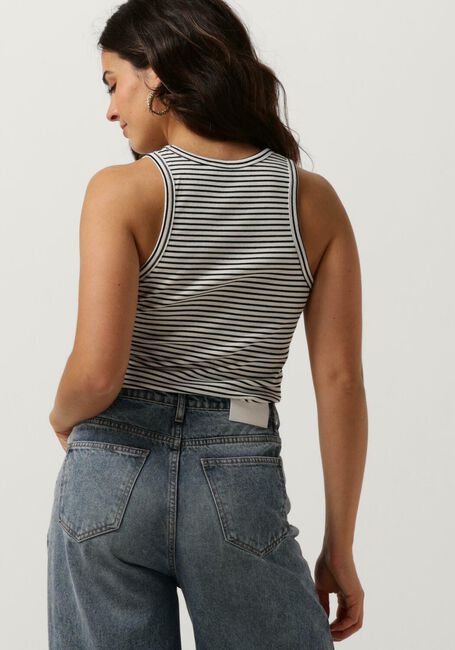 Weiße CO'COUTURE Top SARA STRIPE RIB TANK TOP - large