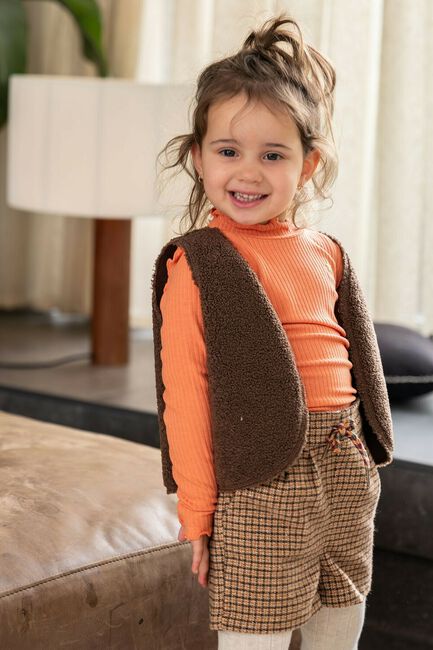 Orangene LIKE FLO Top SOLID RIB ROLLNECK - large