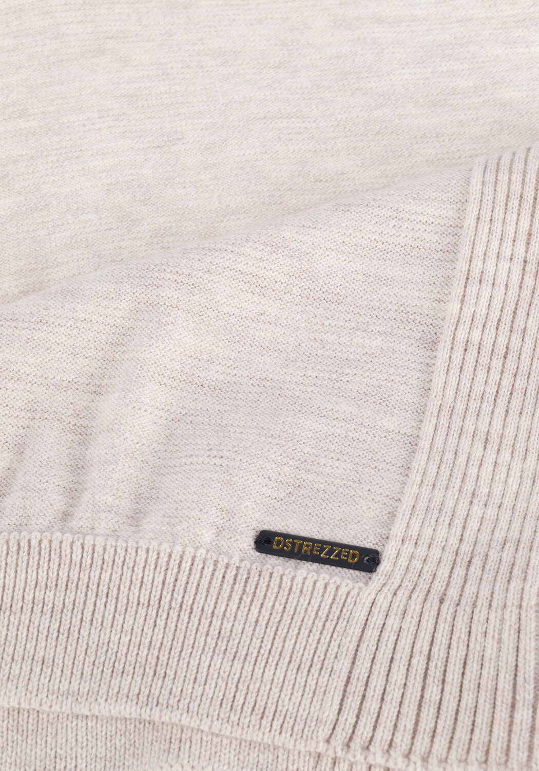 Wei&szlig;e DSTREZZED Polo-Shirt MERCURY S/S POLO MELANGE SLUB - large