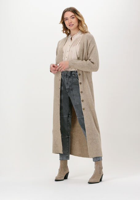 Beige ANOTHER LABEL Midikleid SMASTEIN DRESS L/S - large