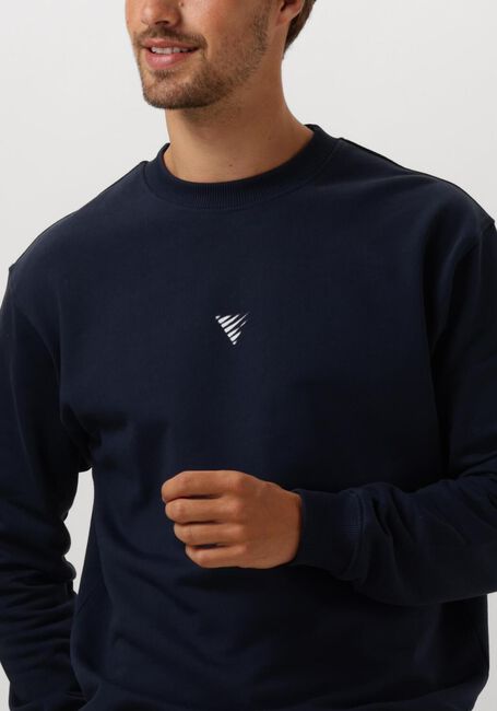 Dunkelblau PURE PATH Sweatshirt LOOSE FIT SWEATERS CREWNECK305 - large