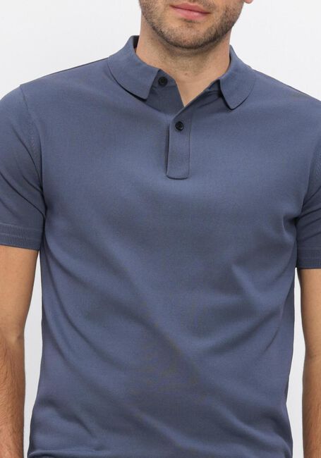 Blaue GENTI Polo-Shirt POLO 2 BUTTON SS 1260 - large