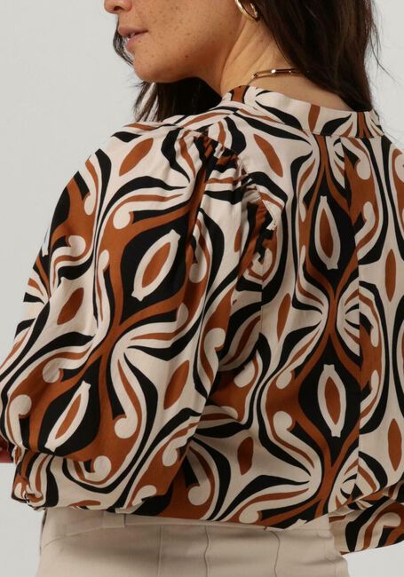 Mehrfarbige/Bunte SUMMUM Top TOP ORNAMENT PRINT - large