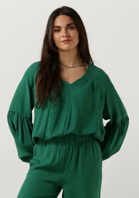 Grüne BY-BAR Blusen VIENNA SATIN BLOUSE - large