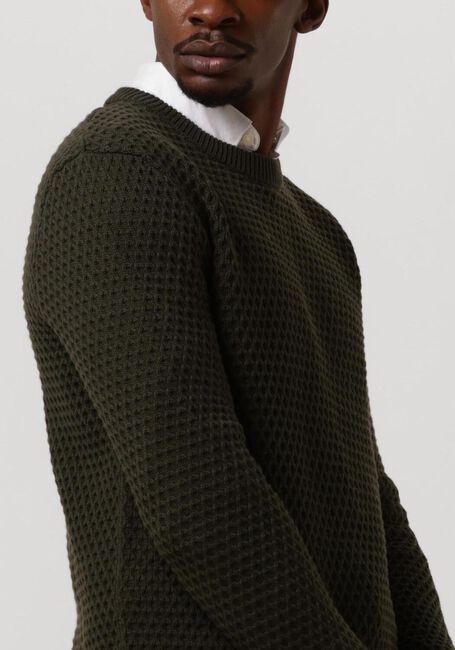 Dunkelblau SELECTED HOMME Pullover REMY LS KNIT ALL STU CREW NECK W CAMP - large