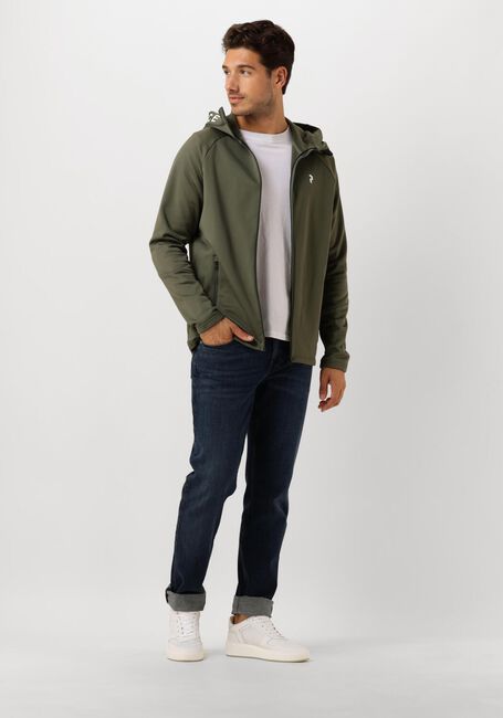 Gr&uuml;ne PEAK PERFORMANCE Strickjacke M RIDE ZIP HOOD - large
