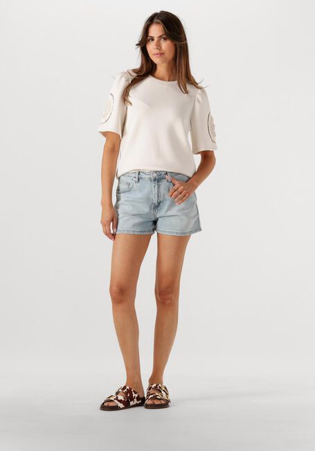 Nicht-gerade weiss OBJECT T-shirt OBJDORINA S/S RE TOP E SS FAIR 25 - large