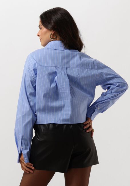 Dunkelblau COLOURFUL REBEL Blusen ALIYA STRIPED BOXY BLOUSE - large