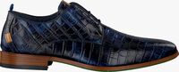 Blaue REHAB Business Schuhe GREG CROCO - medium
