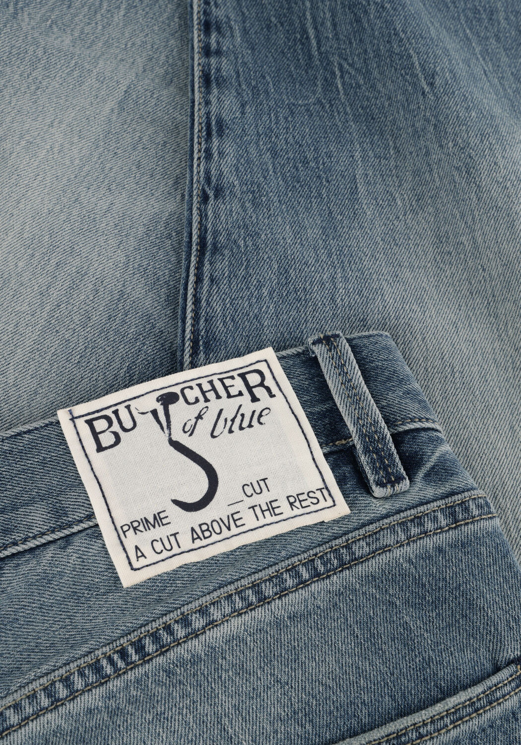 Hellblau BUTCHER OF BLUE Straight leg jeans STOCKTON LOOSE VINTAGE - large