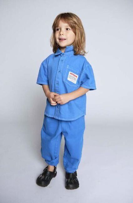 Blaue AMERICAN VINTAGE Casual-Oberhemd PUSWAY - large