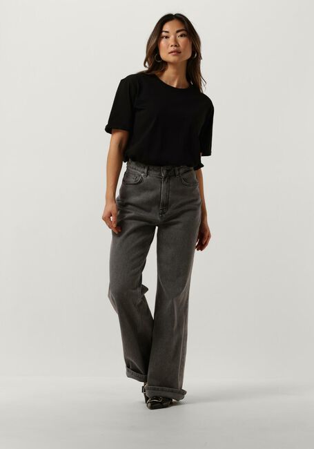 Schwarze MSCH COPENHAGEN T-shirt MSCHTERINA ORGANIC TEE - large